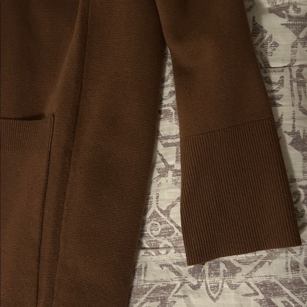 J. Crew Chocolate Brown Women's Cardigan small - Picture 7 of 7